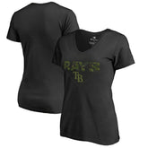 Tampa Bay Rays Women's Camo T-Shirt - Black - MLB Online