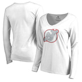 New Jersey Devils Women's White Out Long Sleeve T-Shirt - White - NHL 2799844