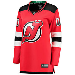New Jersey Devils Fanatics Women's Home Breakaway Custom Jersey - Red - NHL 2802555