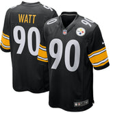 Nike T.J. Watt Pittsburgh Steelers Youth Game Jersey Black