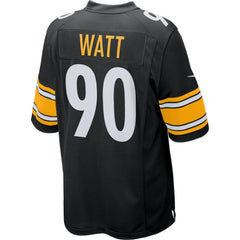 Nike T.J. Watt Pittsburgh Steelers Youth Game Jersey Black