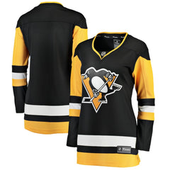 Pittsburgh Penguins Fanatics Women's Home Breakaway Jersey - Black - NHL 2819174