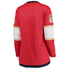 Florida Panthers Fanatics Women's Home Breakaway Jersey - Red - NHL 2819845