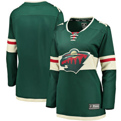 Minnesota Wild Fanatics Women's Home Breakaway Jersey - Green - NHL 2819847
