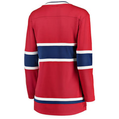 Montreal Canadiens Fanatics Women's Home Breakaway Jersey - Red - NHL 2819848