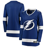 Tampa Bay Lightning Fanatics Women's Home Breakaway Jersey - Blue - NHL 2819856