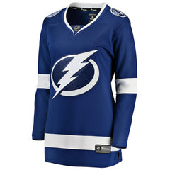 Tampa Bay Lightning Fanatics Women's Home Breakaway Jersey - Blue - NHL 2819856