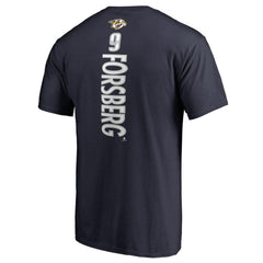Filip Forsberg Nashville Predators Backer T-Shirt - Navy - NHL 2821008