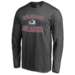 Colorado Avalanche Victory Arch Long Sleeve T-Shirt - Heathered Gray - NHL 2829752