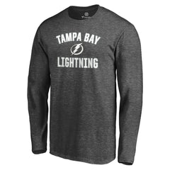 Tampa Bay Lightning Victory Arch Long Sleeve T-Shirt - Heathered Gray - NHL 2829768