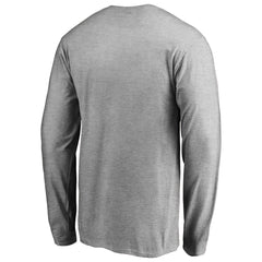 Tampa Bay Buccaneers Primary Logo Long-Sleeve T-Shirt Heathered Gray