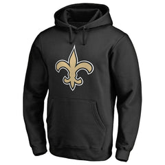 New Orleans Saints Primary Logo Pullover Hoodie Black