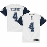 Nike Dak Prescott Dallas Cowboys Youth Color Rush Game Jersey White
