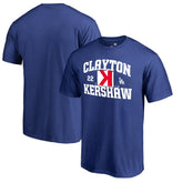 Clayton Kershaw Los Angeles Dodgers Player Hometown Collection CK Strike T-Shirt - Royal - MLB Lifestyle