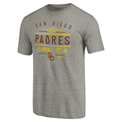 San Diego Padres Cooperstown Collection Doubleday Tri-Blend T-Shirt - Gray - MLB Sale