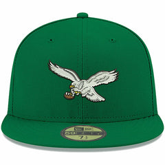 Philadelphia Eagles New Era Omaha Throwback 59FIFTY Fitted Hat Kelly Green