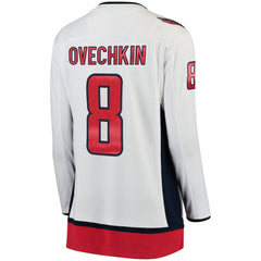Alexander Ovechkin Washington Capitals Fanatics Women's Away Breakaway Jersey - White - NHL 2844181