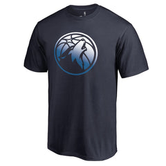 Minnesota Timberwolves Gradient Logo T-Shirt Navy