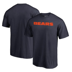 Chicago Bears Wordmark T-Shirt Navy