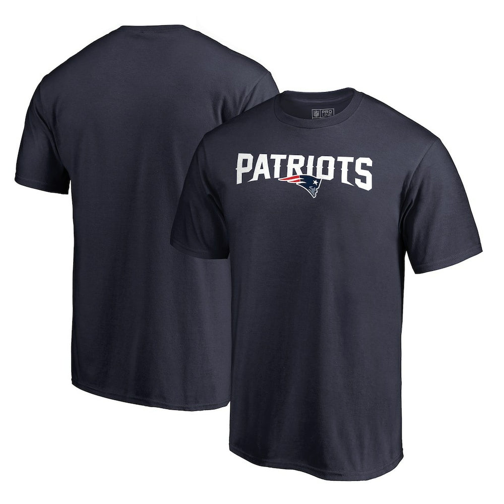 New England Patriots Wordmark T-Shirt Navy