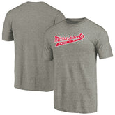 Minnesota Twins Cooperstown Collection Forbes Tri-Blend T-Shirt - Ash - MLB Discount
