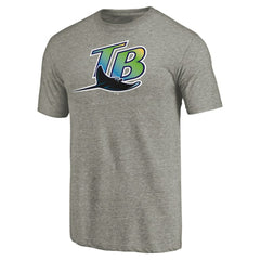 Tampa Bay Rays Cooperstown Collection Forbes Tri-Blend T-Shirt - Ash - MLB Online