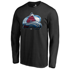 Colorado Avalanche Midnight Mascot Long Sleeve T-Shirt - Black - NHL 2874740