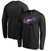 Columbus Blue Jackets Midnight Mascot Long Sleeve T-Shirt - Black - NHL 2874741