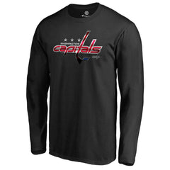 Washington Capitals Midnight Mascot Long Sleeve T-Shirt - Black - NHL 2874762