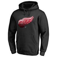 Detroit Red Wings Midnight Mascot Pullover Hoodie - Black - NHL 2874774