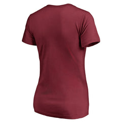 Arizona Cardinals Women's Victory Script V-Neck T-Shirt Cardinal