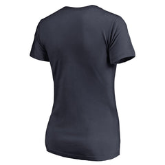 Seattle Seahawks Women's Victory Script V-Neck T-Shirt Navy