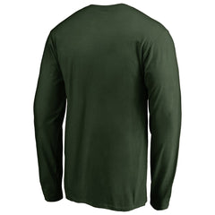 Milwaukee Bucks Splatter Logo Long Sleeve T-Shirt Green