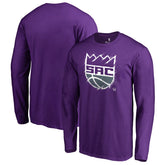 Sacramento Kings Splatter Logo Long Sleeve T-Shirt Purple