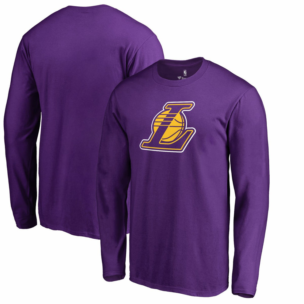 Los Angeles Lakers Alternate Logo Long Sleeve T-Shirt Purple