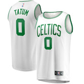 Jayson Tatum Boston Celtics Fast Break Replica Away Jersey White Association Edition | Fanatics US