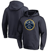 Denver Nuggets Static Logo Pullover Hoodie Navy