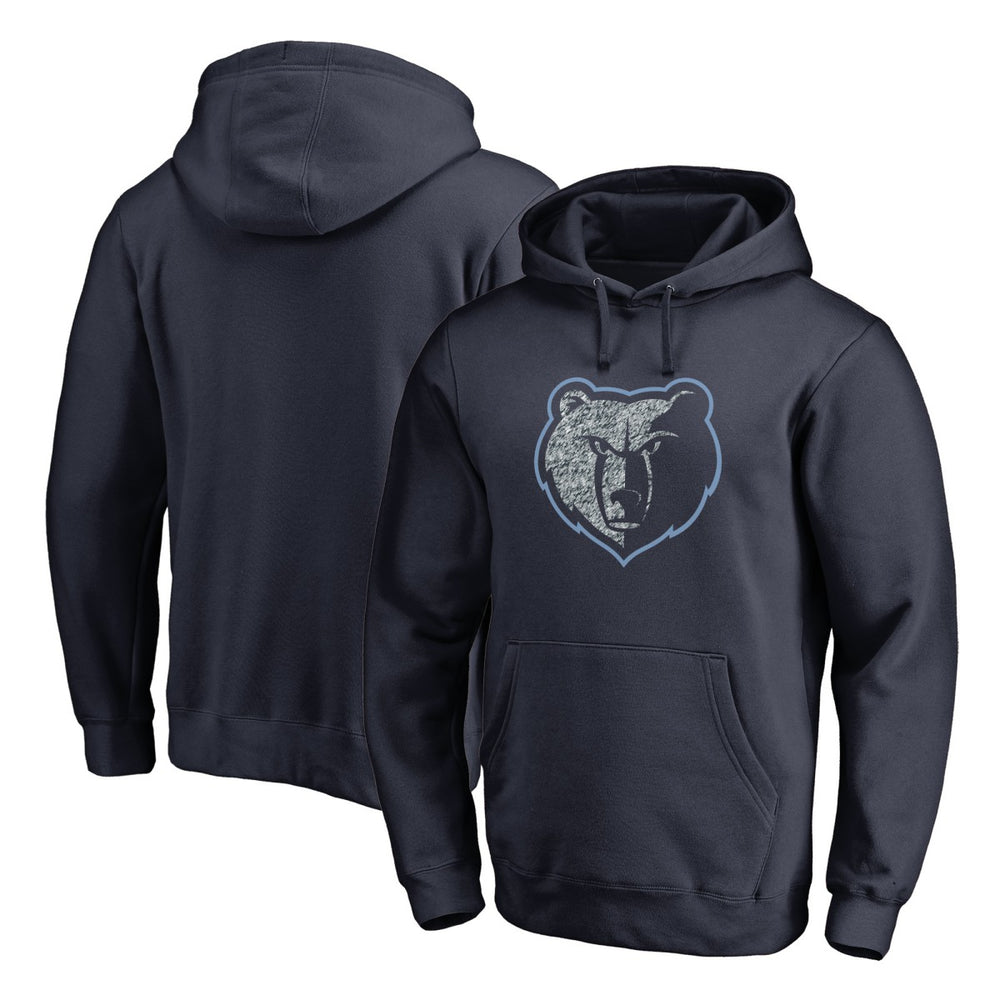 Memphis Grizzlies Static Logo Pullover Hoodie Navy