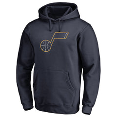 Utah Jazz Static Logo Pullover Hoodie Navy