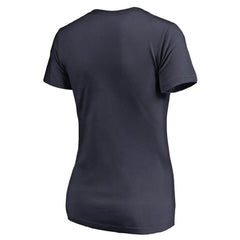 Colorado Avalanche Women's Splatter Logo V-Neck T-Shirt - Navy - NHL 2902305