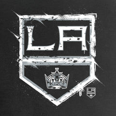 Los Angeles Kings Women's Splatter Logo V-Neck T-Shirt - Black - NHL 2902311