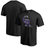 Colorado Rockies Splatter Logo T-Shirt - Black - MLB Online