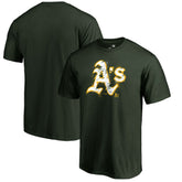 Athletics Splatter Logo T-Shirt - Green - MLB on Sale