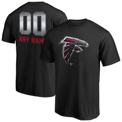 Atlanta Falcons Personalized Midnight Mascot T-Shirt Black