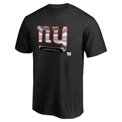 New York Giants Personalized Midnight Mascot T-Shirt Black