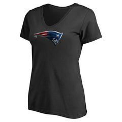 New England Patriots Women's Personalized Midnight Mascot T-Shirt Black