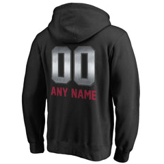 Arizona Cardinals Personalized Midnight Mascot Pullover Hoodie Black