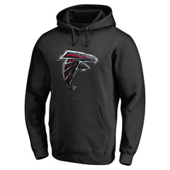 Atlanta Falcons Personalized Midnight Mascot Pullover Hoodie Black