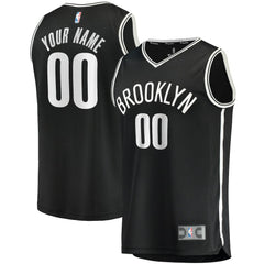 Brooklyn Nets Youth Fast Break Custom Replica Jersey Black Icon Edition | Fanatics Lifestyle