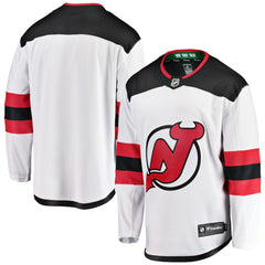 New Jersey Devils Fanatics Youth Away Breakaway Jersey - White - NHL 2913014
